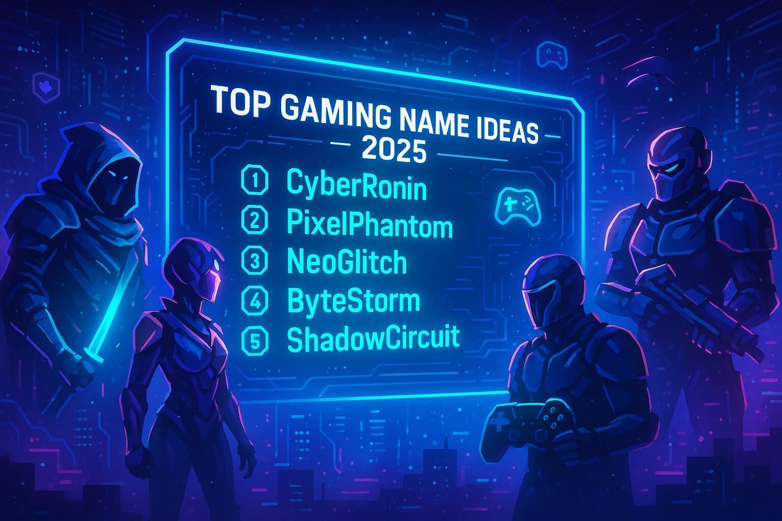 gaming name idea 2025